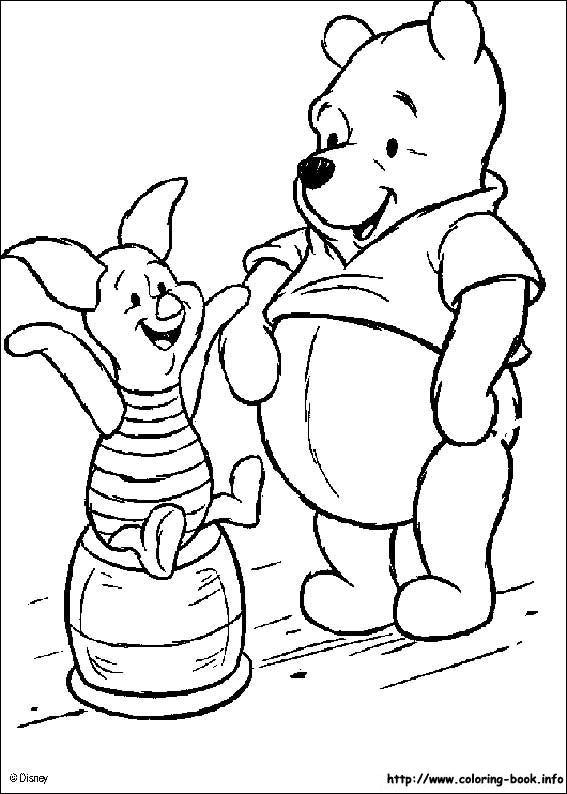 Winnie the Pooh coloring picture